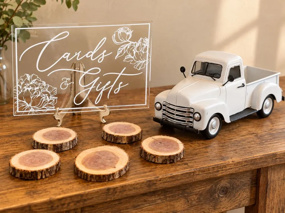 Acrylic Cards & Gifts sign set