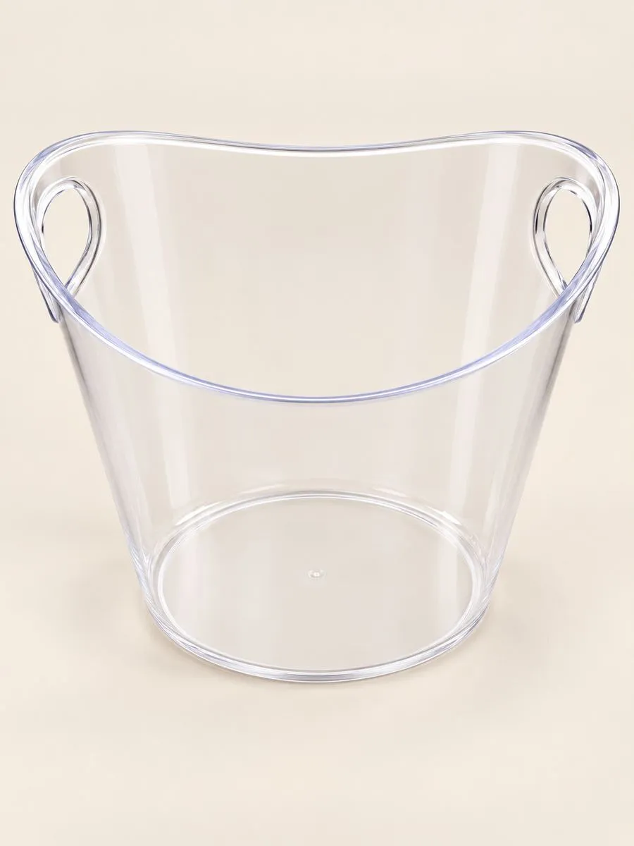 Clear handled tub