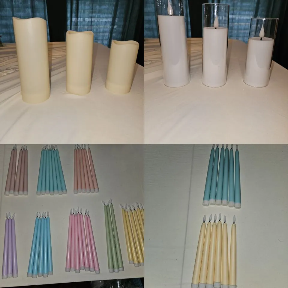 Flameless candle collection